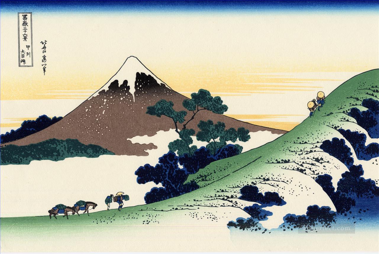 inume pass in the kai province Katsushika Hokusai Ukiyoe Oil Paintings